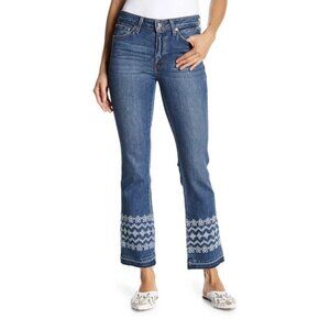 Derek Lam Women’s Flip Flop Flare Jeans Jane Mid Rise Size 24